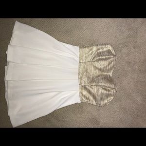 white and good jodi kristopher strapless dress
